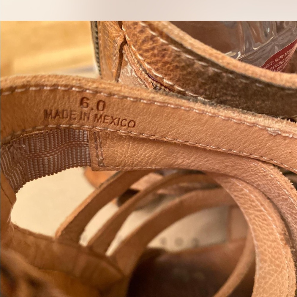 Bed Stu Seneca Brown Strappy Sandals gladiator sandal size 6 - Picture 5 of 6